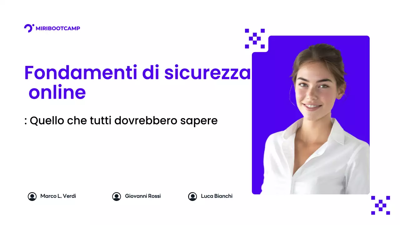 Presentazione della Guida alla sicurezza moderna viola