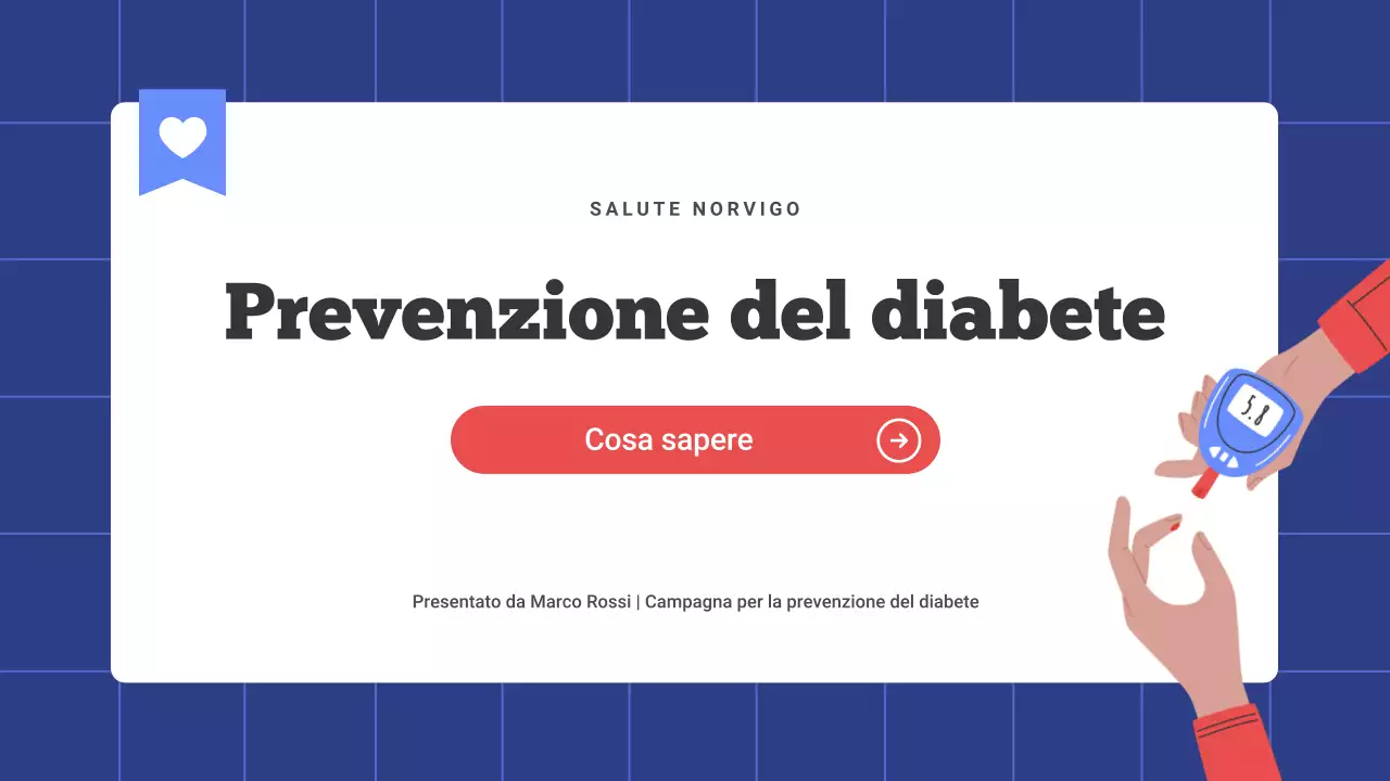 Presentazione Preveniamo il diabete