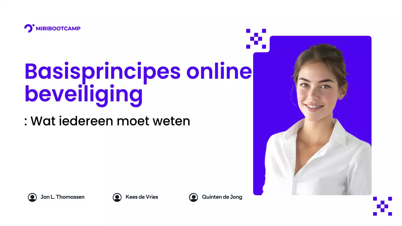 Presentatie van de Purple Modern Security Guide