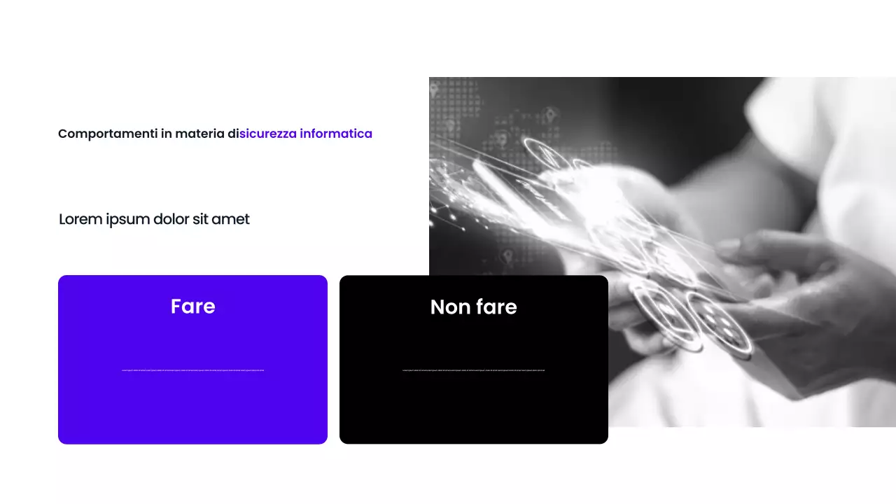 Presentazione della Guida alla sicurezza moderna viola
