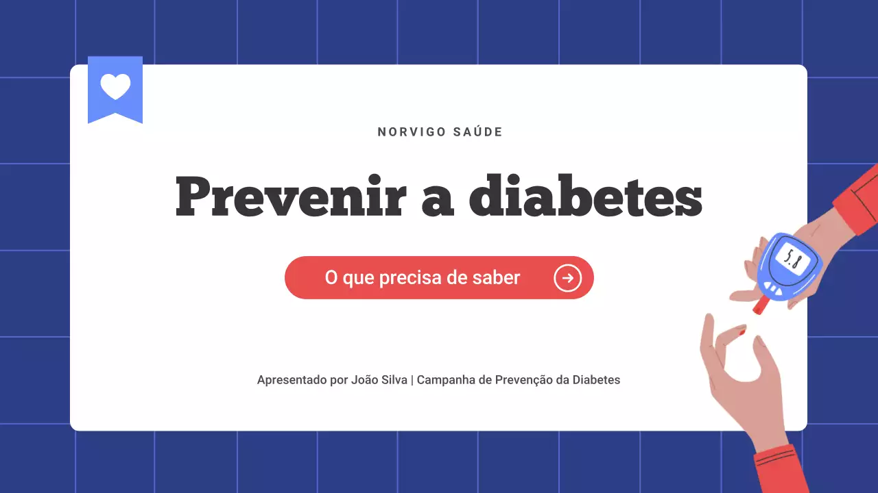 Apresentação Vamos Prevenir a Diabetes