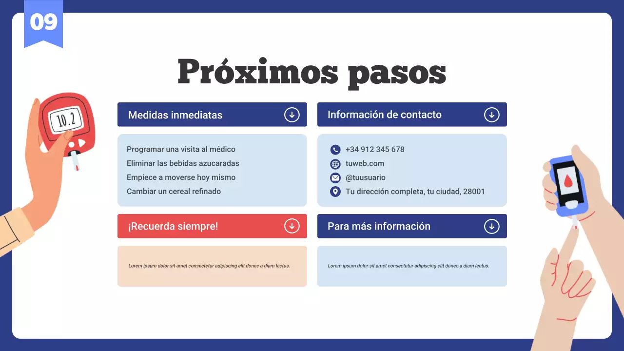 Presentación "Prevengamos la diabetes"