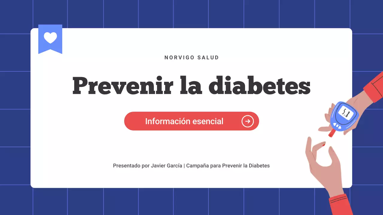 Presentación "Prevengamos la diabetes"