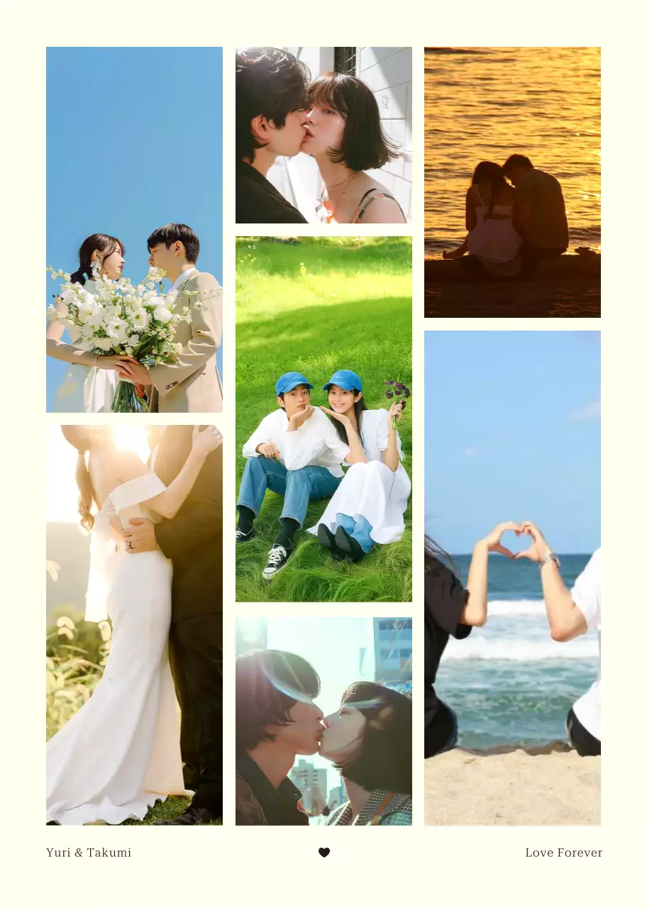 白 シンプル ミニマルプロフィールブック