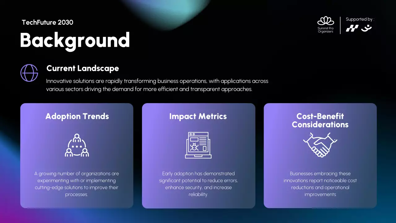 Blue Modern Conference Presentation