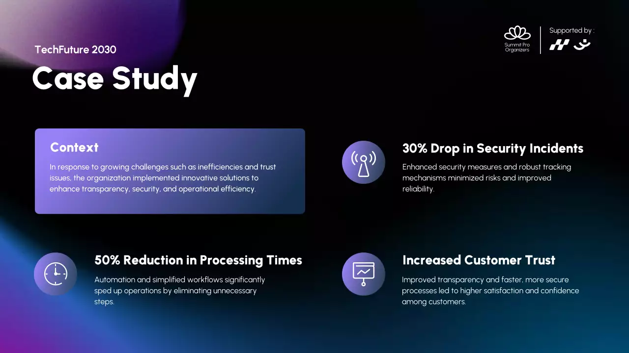 Blue Modern Conference Presentation