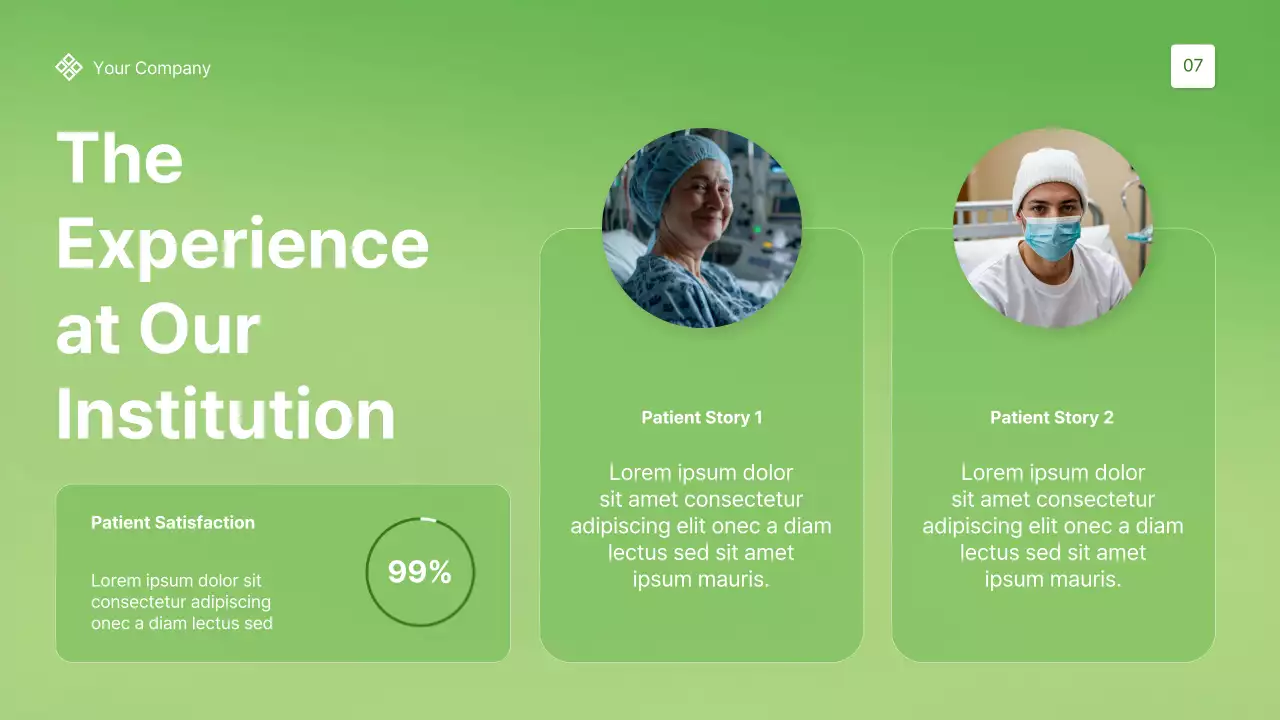 Green Modern Healthcare Services Promotion Presentation