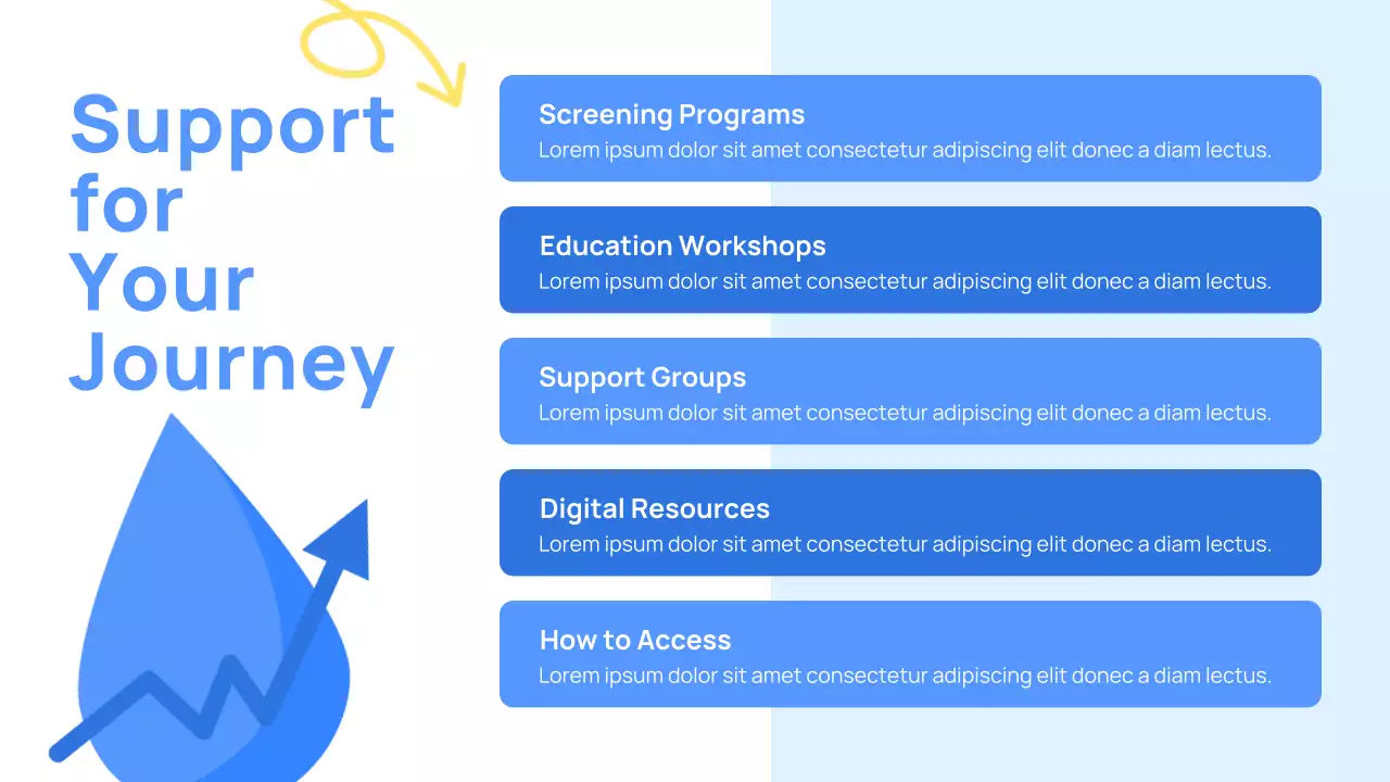 Blue Modern Healthcare Diabetes Awareness Presentation