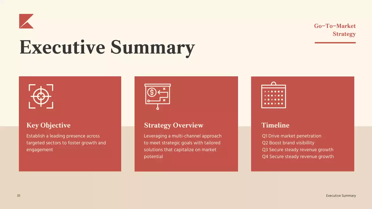 Red Modern Strategy Plan Presentation
