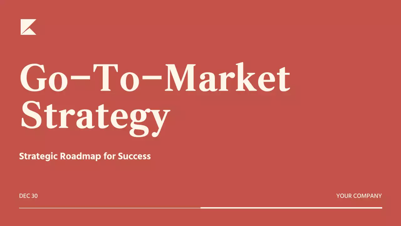 Red Modern Strategy Plan Presentation