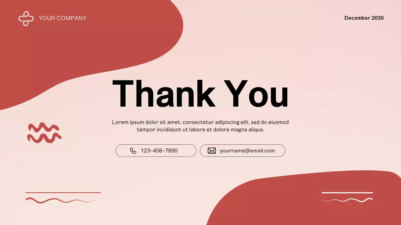 Red Modern Market Strategy Presentation