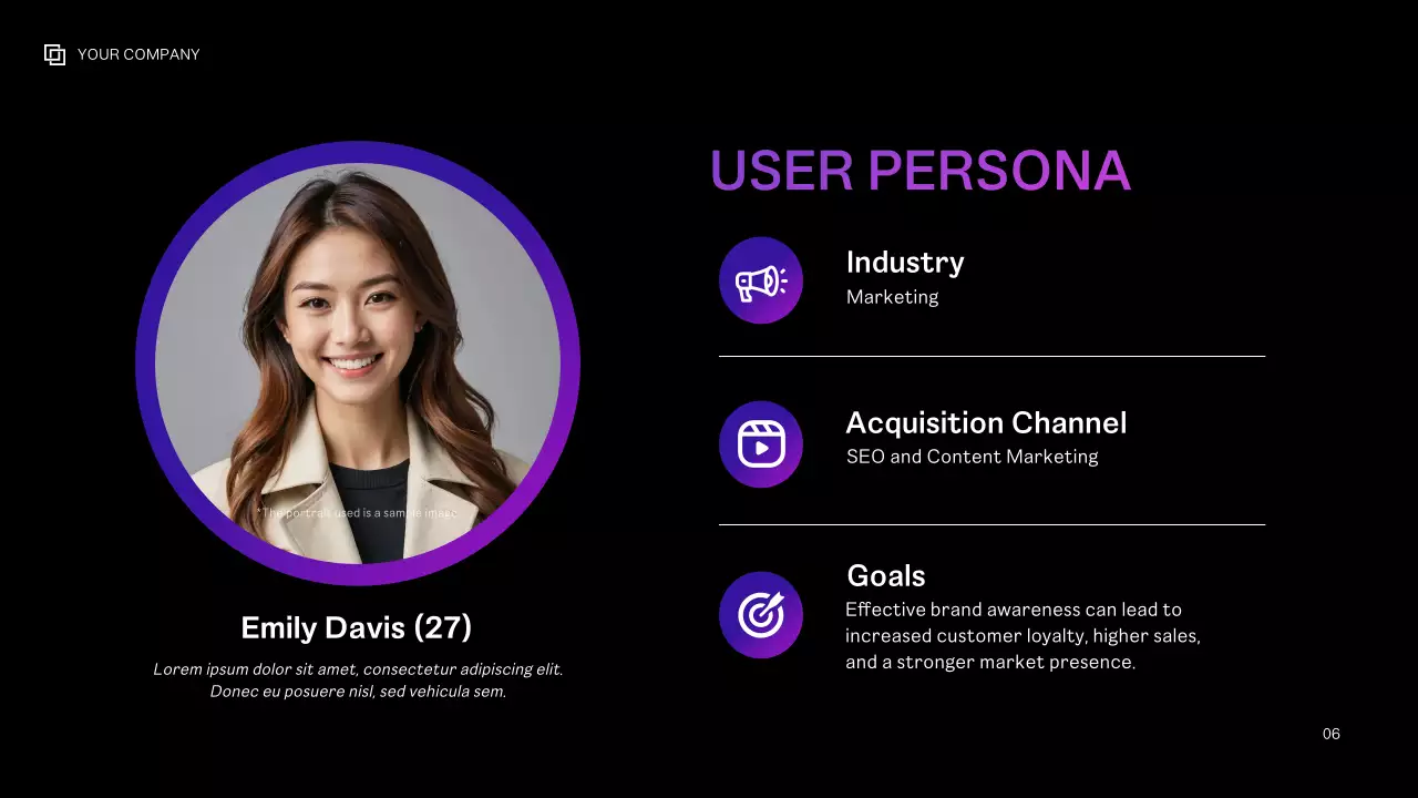 Purple Modern Business Plan Presentation