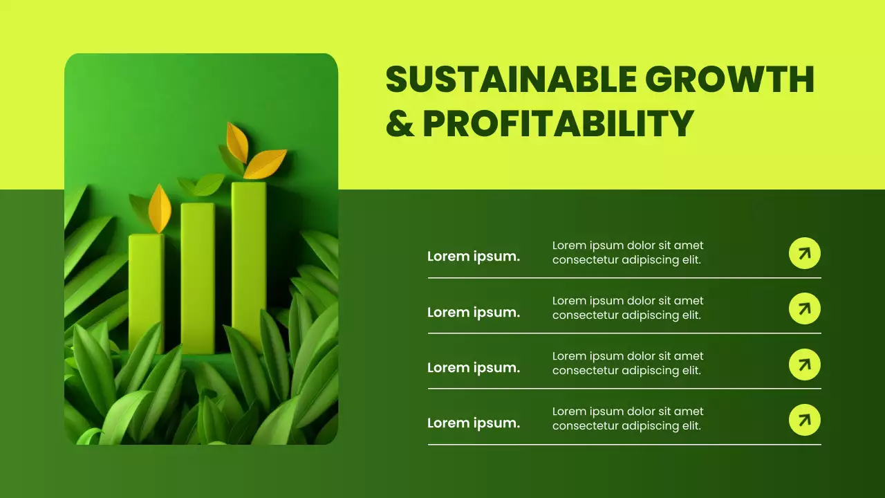 Green Modern Environmental Initiatives Pitch Presentation