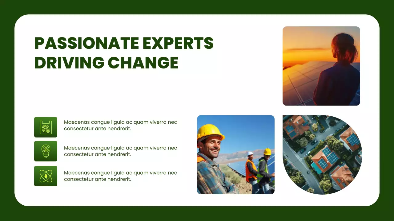 Green Modern Environmental Initiatives Pitch Presentation