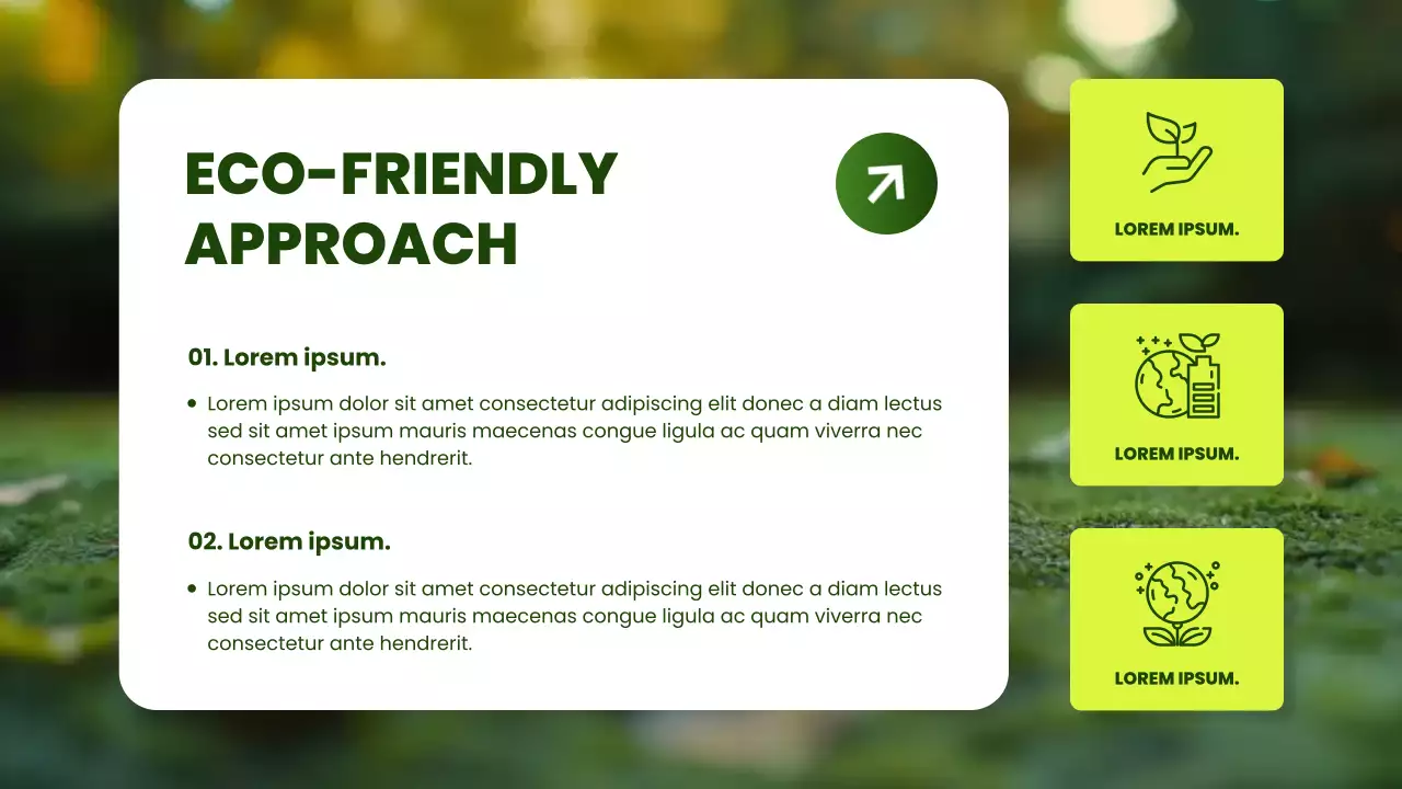 Green Modern Environmental Initiatives Pitch Presentation