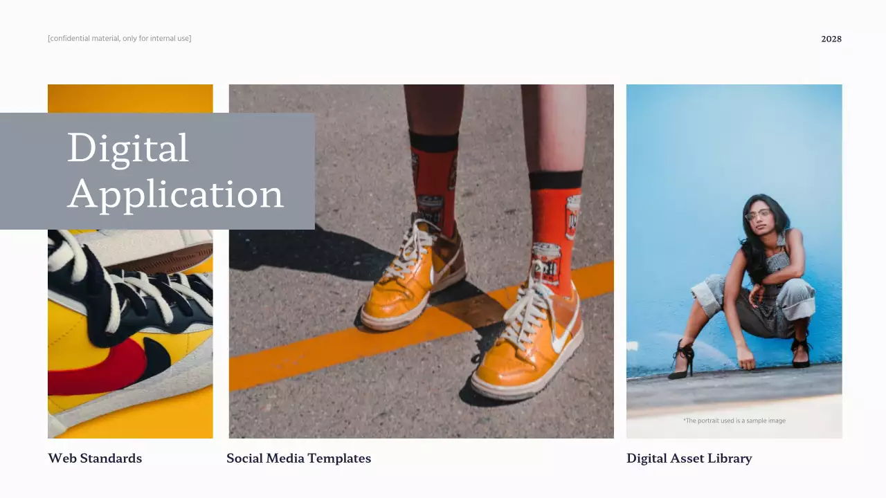 Navy Professional Brand Guideline Presentation