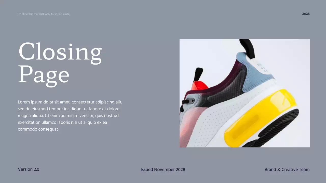 Navy Professional Brand Guideline Presentation