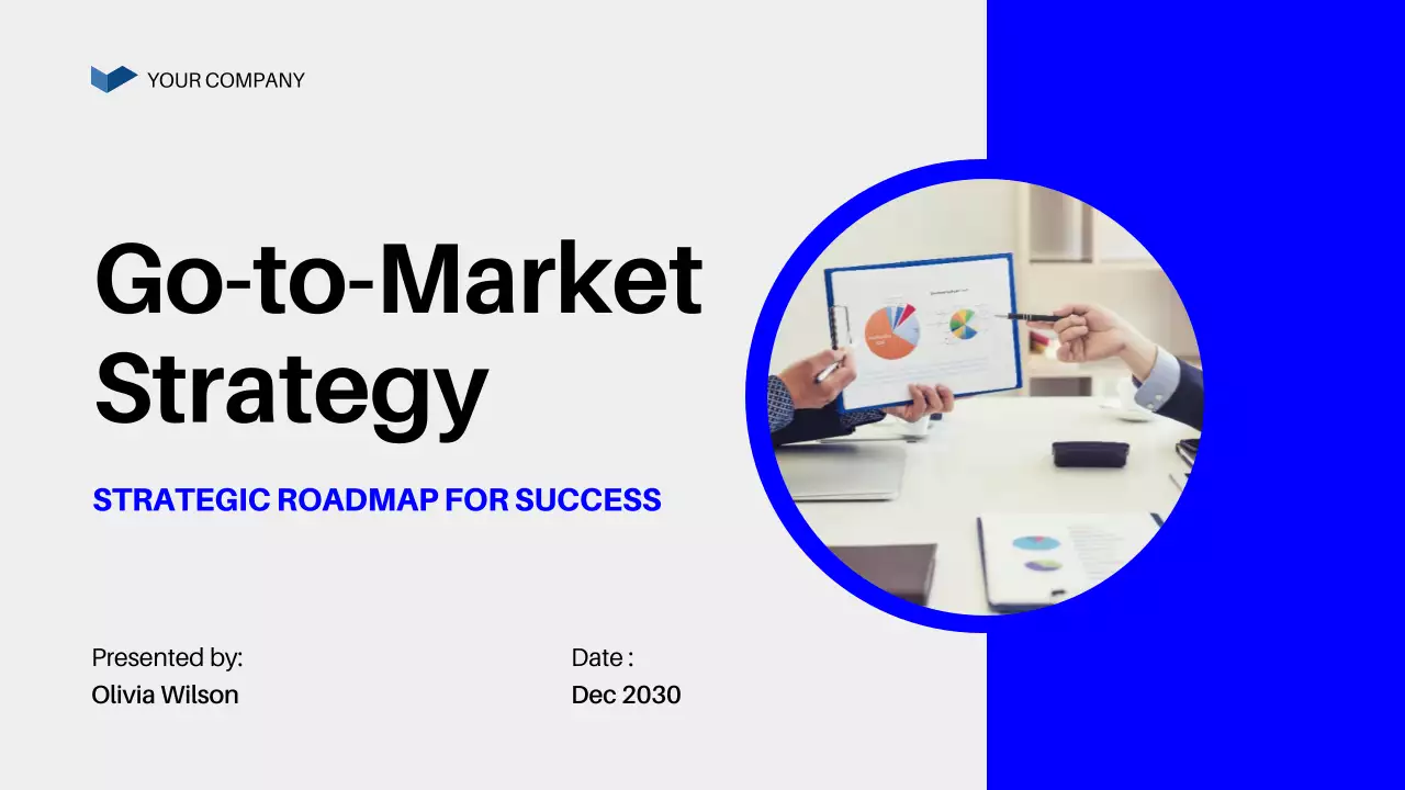 Blue Modern Business Plan Presentation