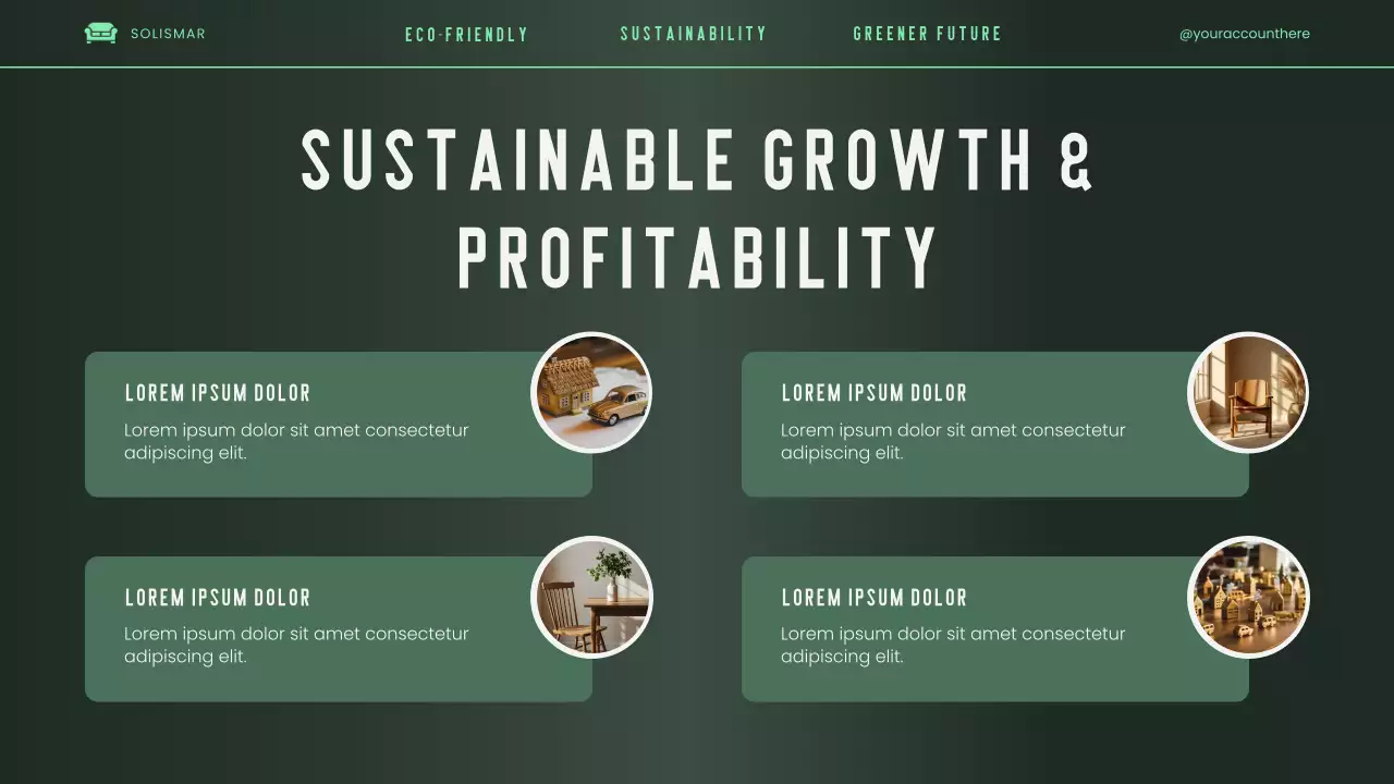 Green Elegant Modern Environmental Initiatives Pitch Presentation