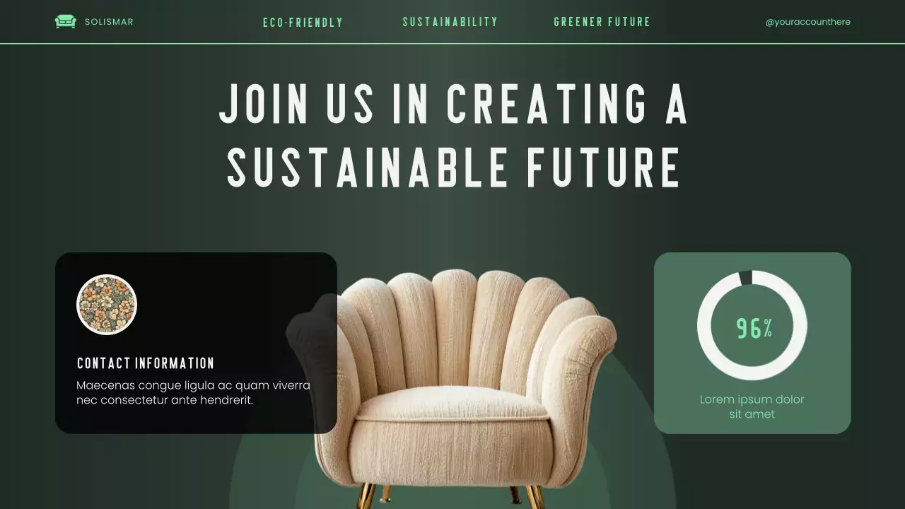 Green Elegant Modern Environmental Initiatives Pitch Presentation