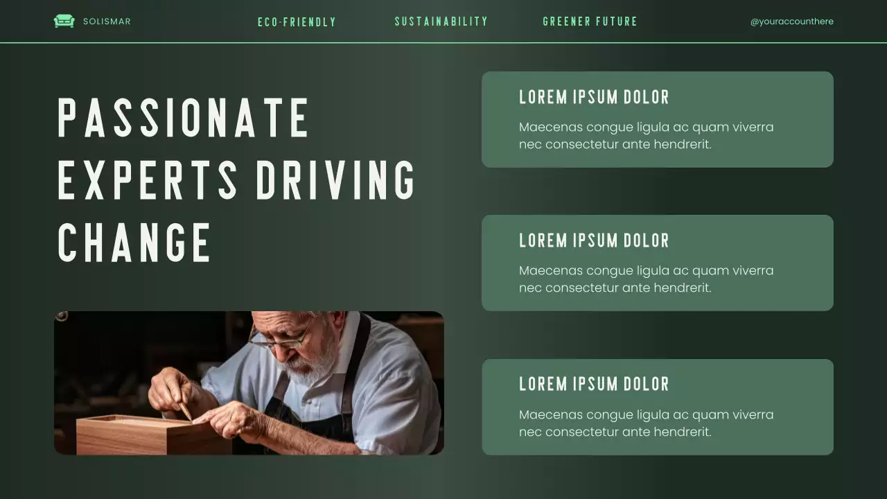 Green Elegant Modern Environmental Initiatives Pitch Presentation