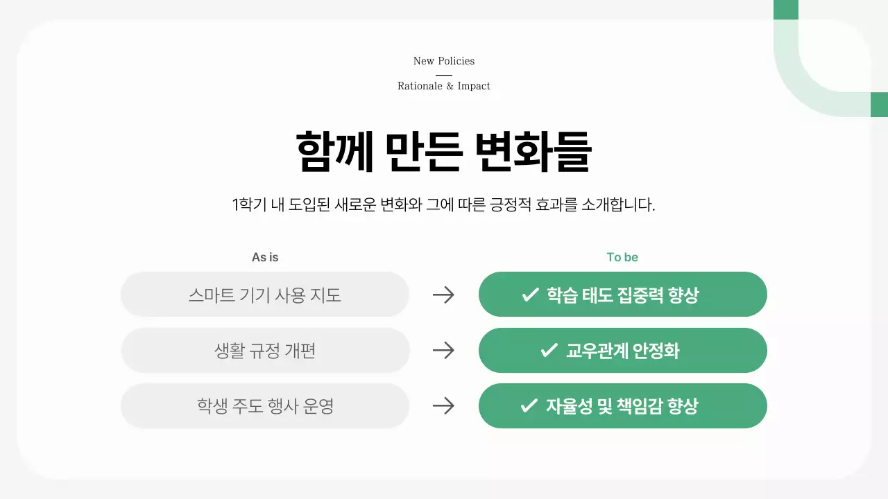 초록 깔끔 학부모 간담회 안내