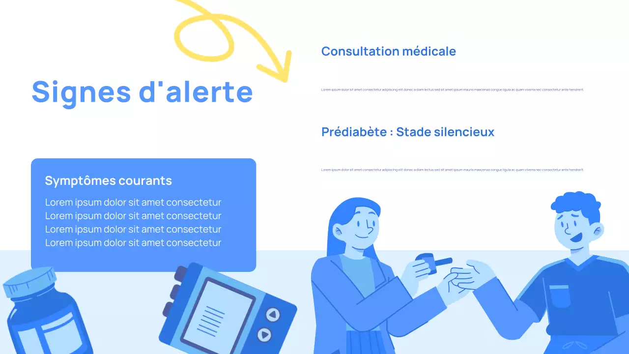 Présentation bleue « Prévenons le diabète »