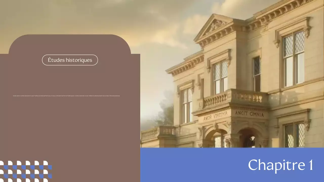 Présentation du guide historique classique beige