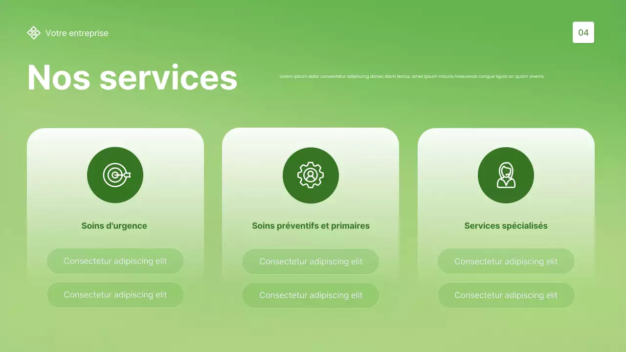 Promotion des soins de santé modernes et écologiques