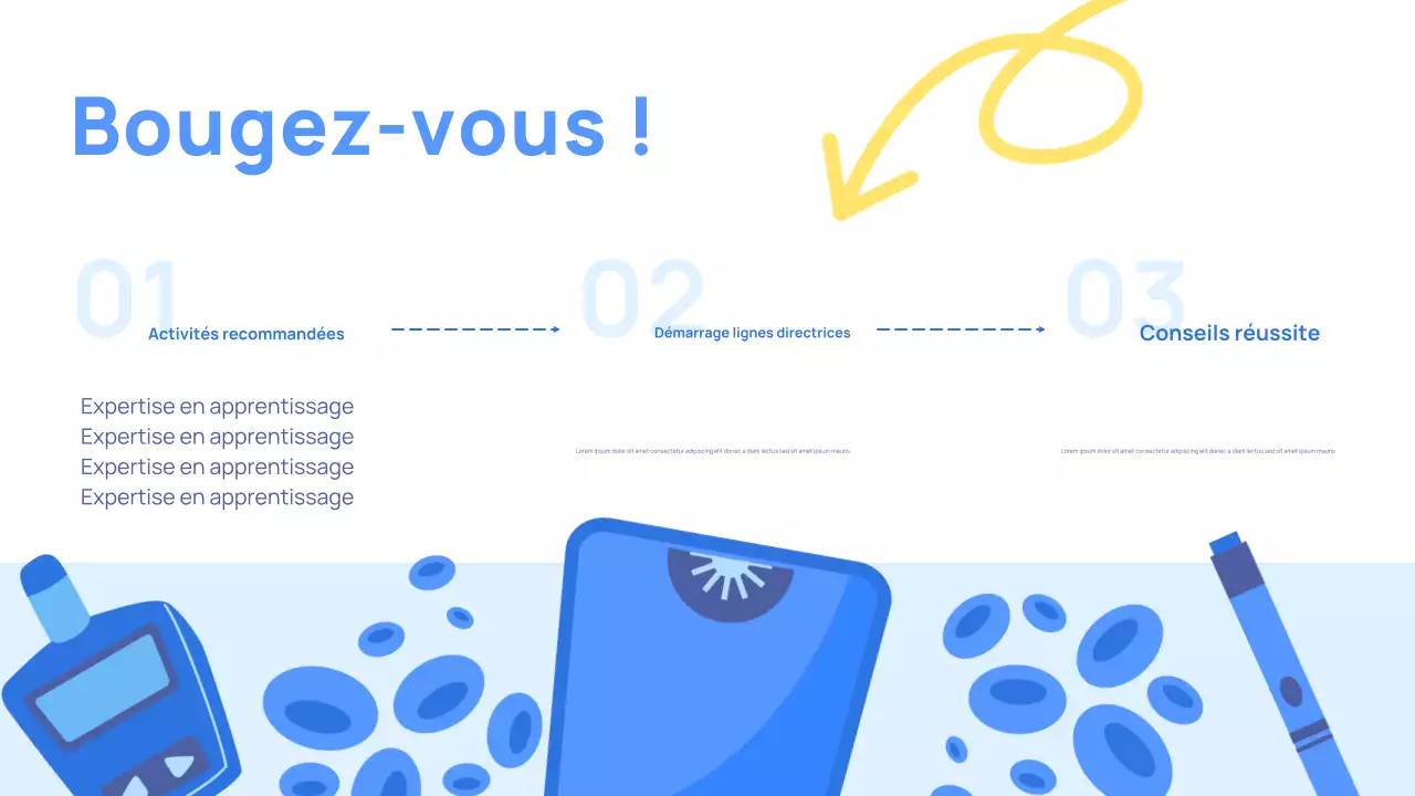 Présentation bleue « Prévenons le diabète »