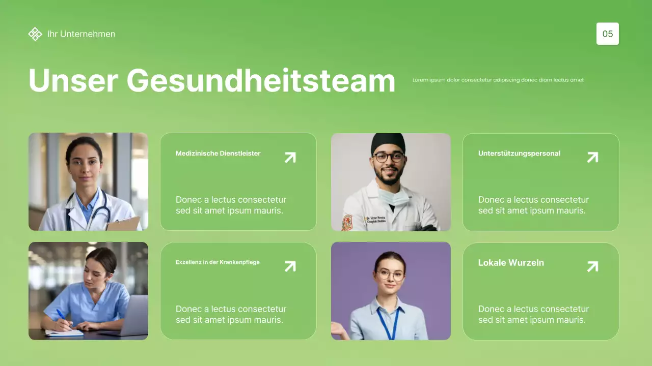Grüne, moderne Gesundheitsförderung