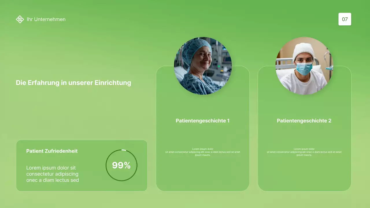 Grüne, moderne Gesundheitsförderung
