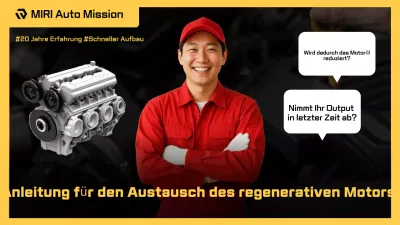 Gelbe moderne Autowerbung