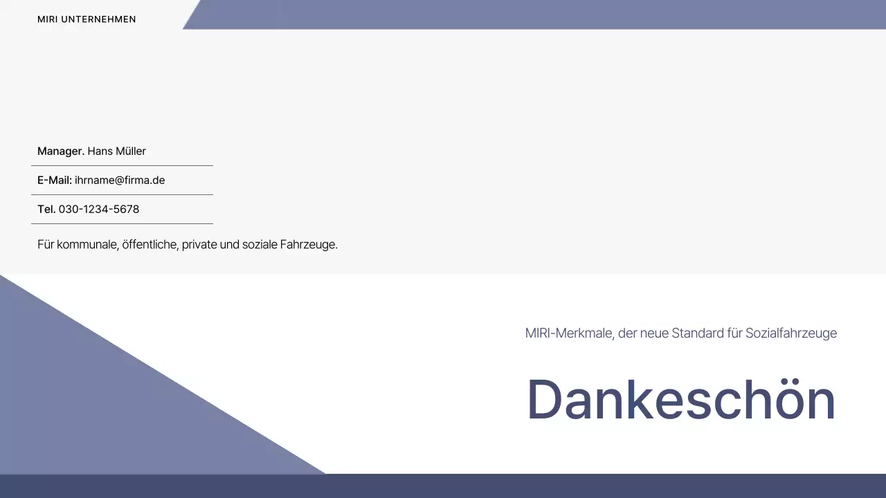 Beschreibung des grauen modernen Autos