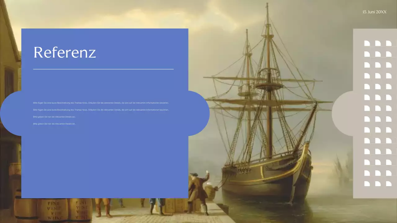 Beige Classic Historischer Führer Präsentation