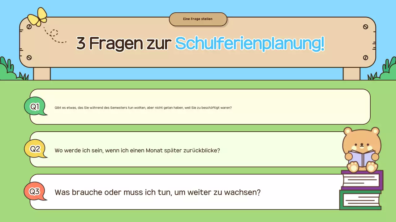 Lehrmaterialien für die Sommerferien von Sky Blue Baby