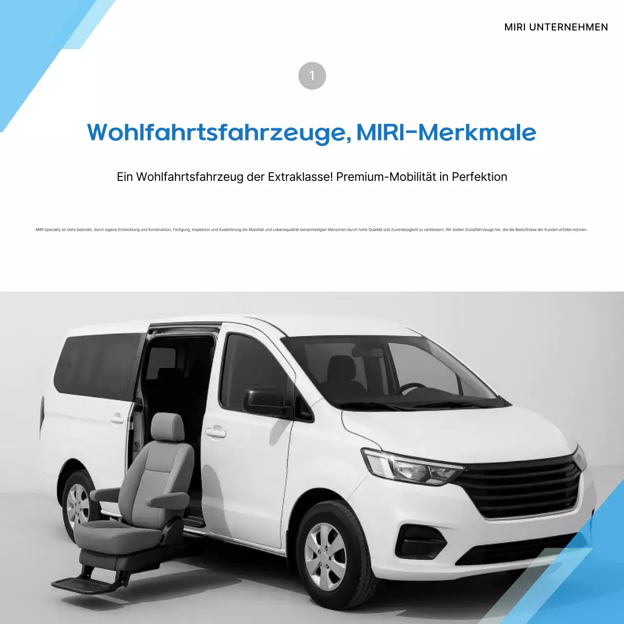 Blaue moderne Autowerbung