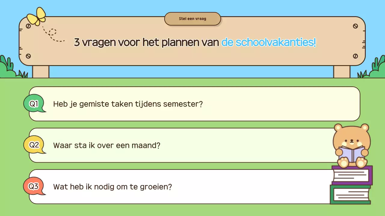 Educatief materiaal voor de zomervakantie van Sky Blue Baby