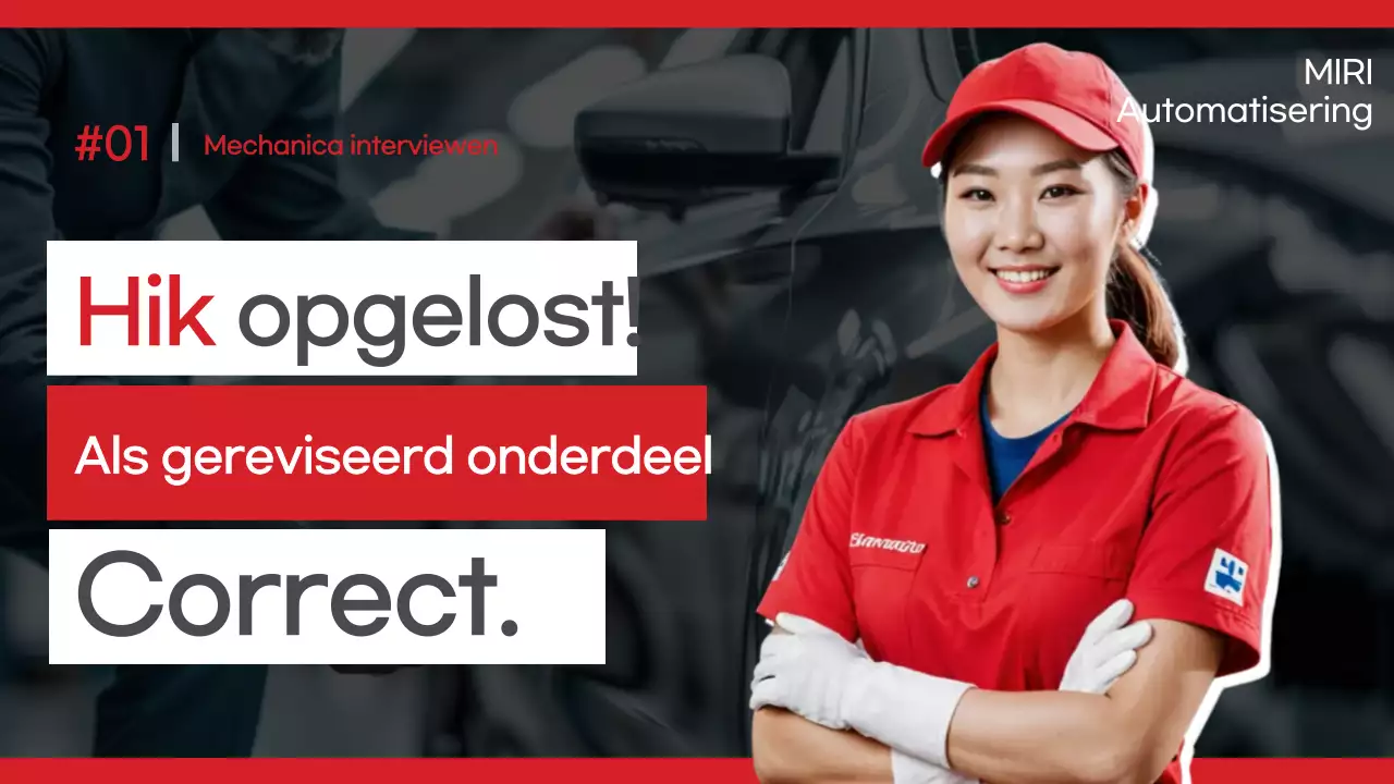 rode moderne auto reclame