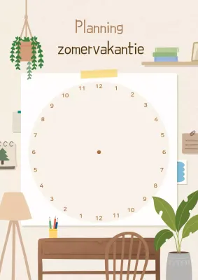 Beige Baby Vakantieplanner