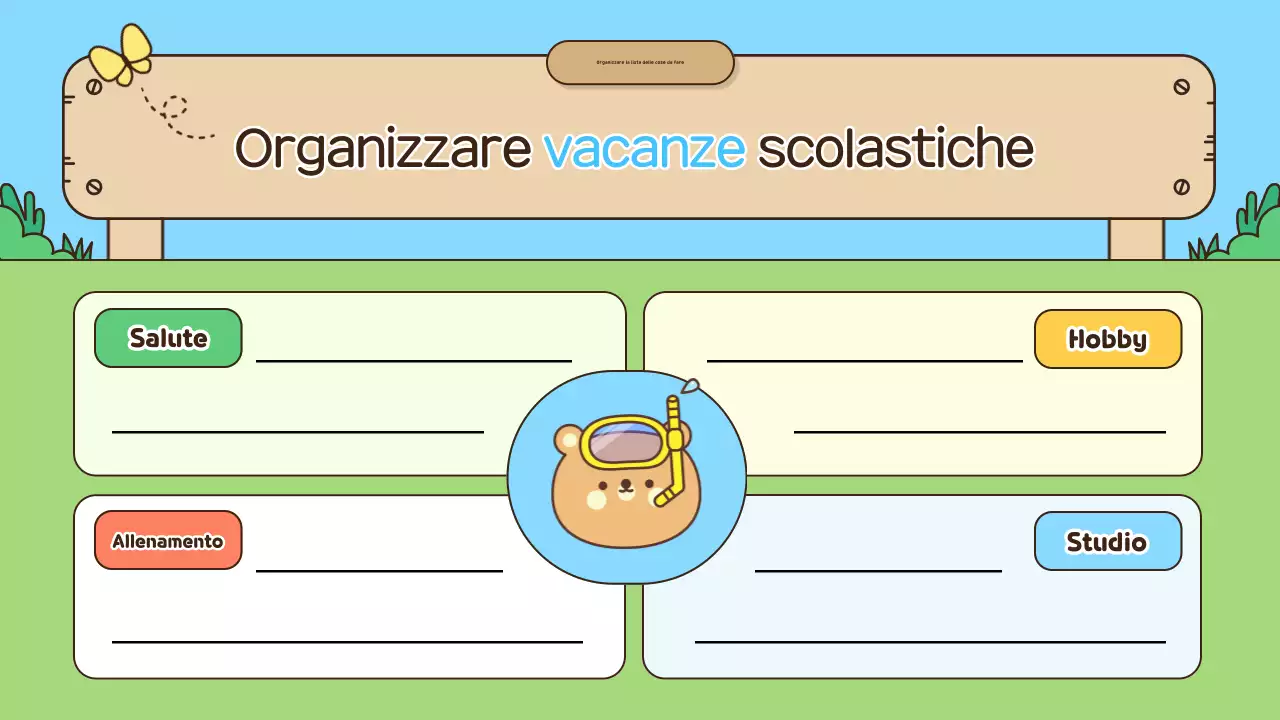 Materiali didattici per le vacanze estive di Sky Blue Baby