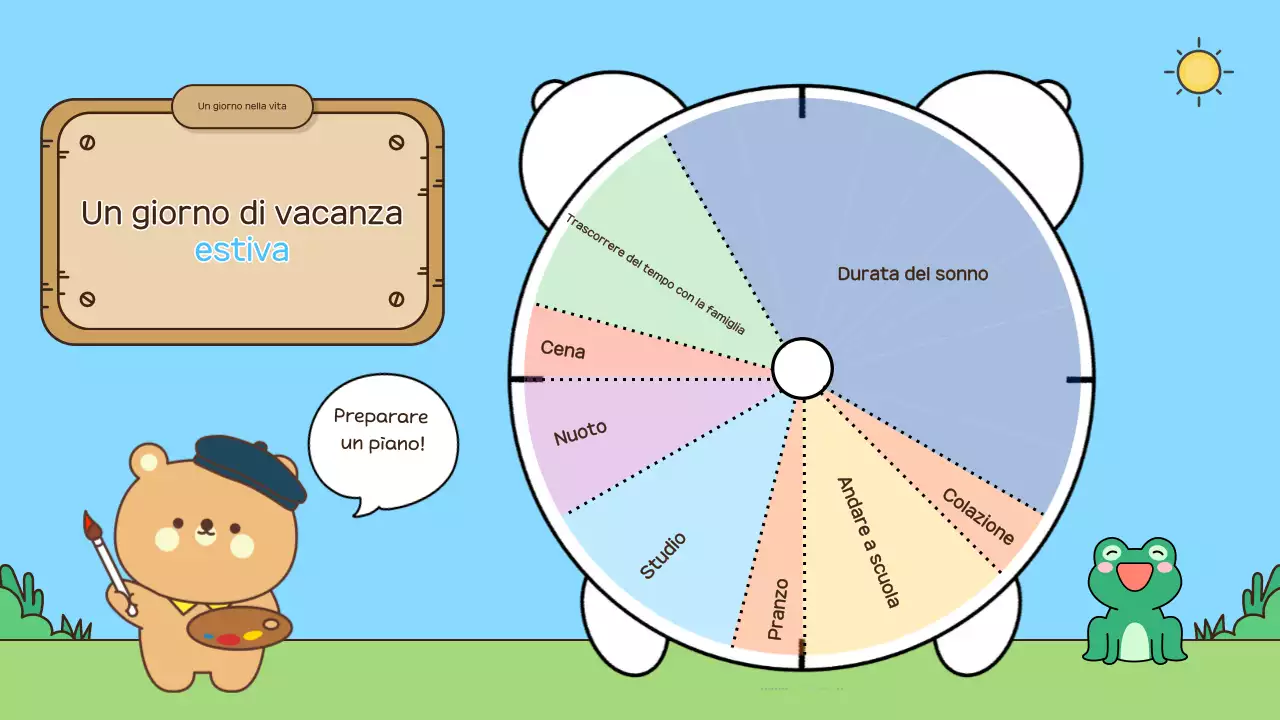 Materiali didattici per le vacanze estive di Sky Blue Baby