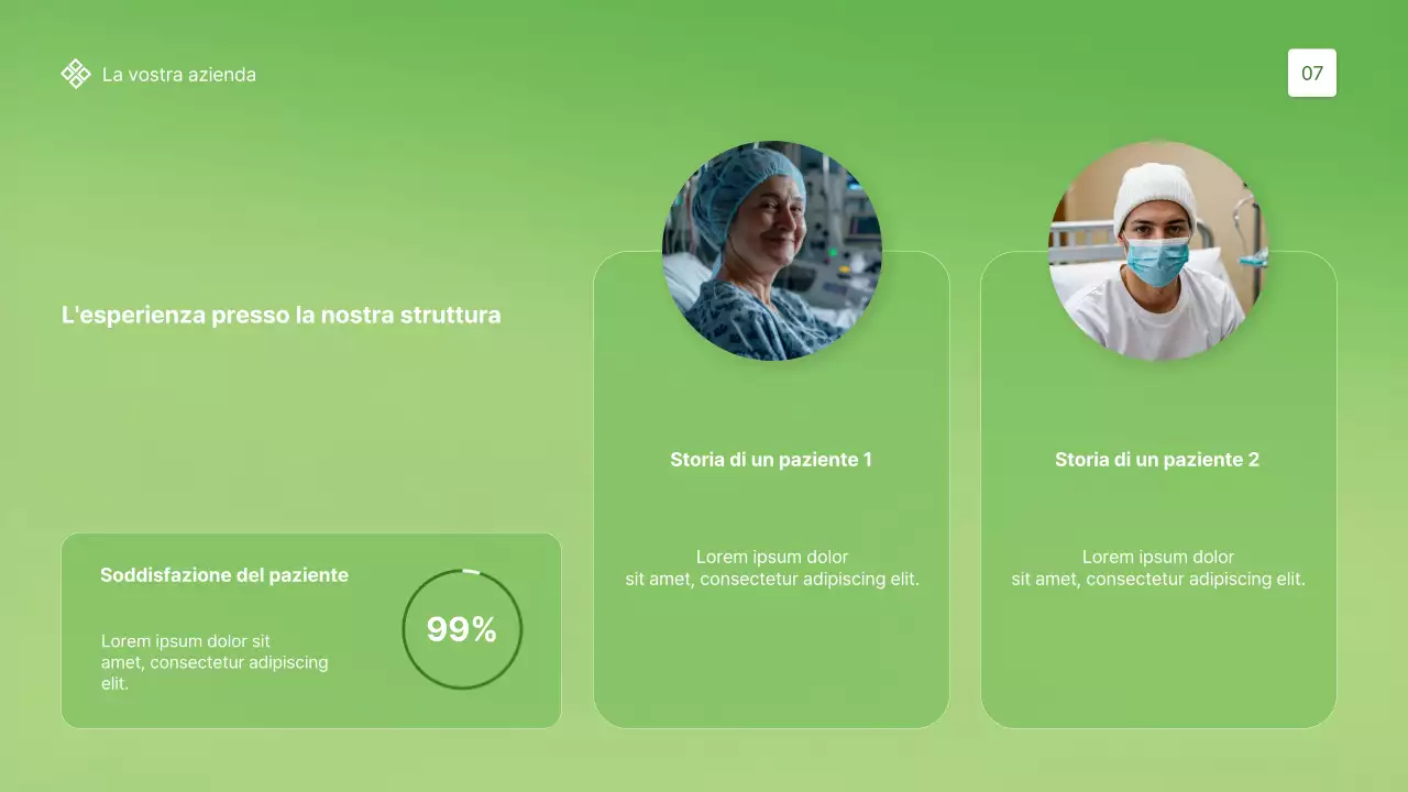 Promozione dell'assistenza sanitaria moderna e verde