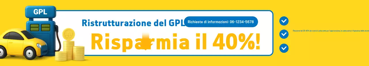 Annuncio pubblicitario di modifica della struttura del veicolo moderno giallo
