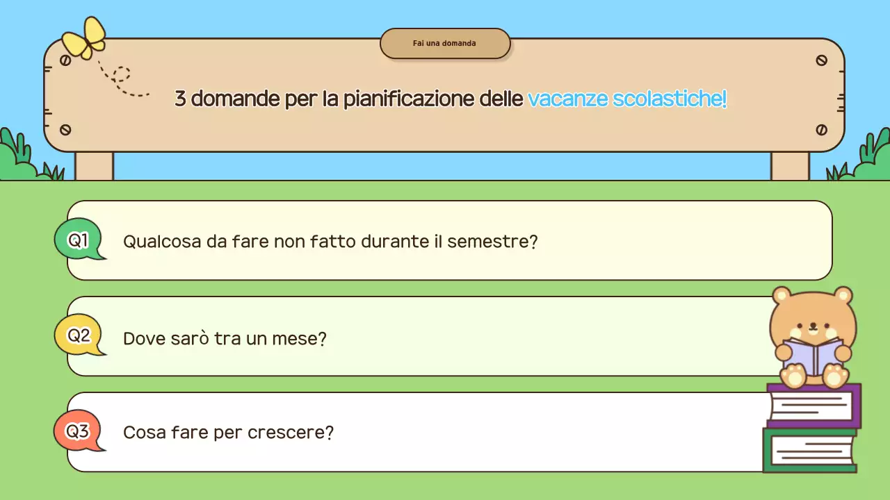 Materiali didattici per le vacanze estive di Sky Blue Baby