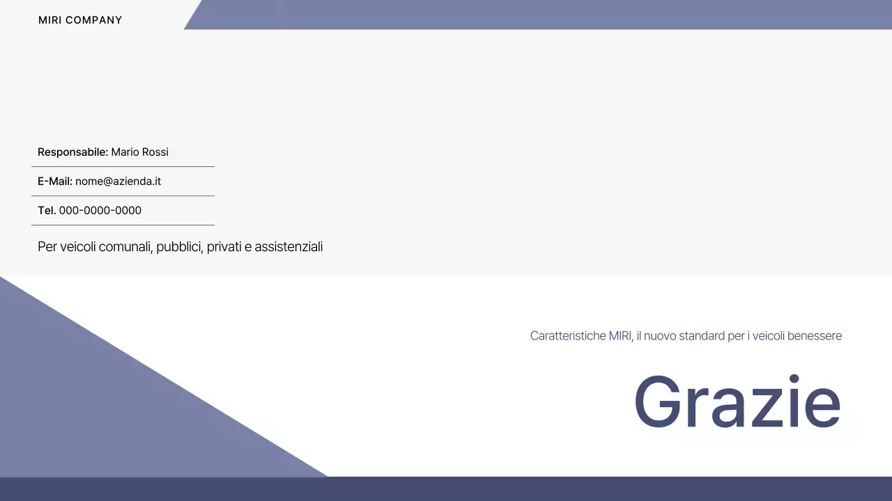 Descrizione dell'auto moderna grigia