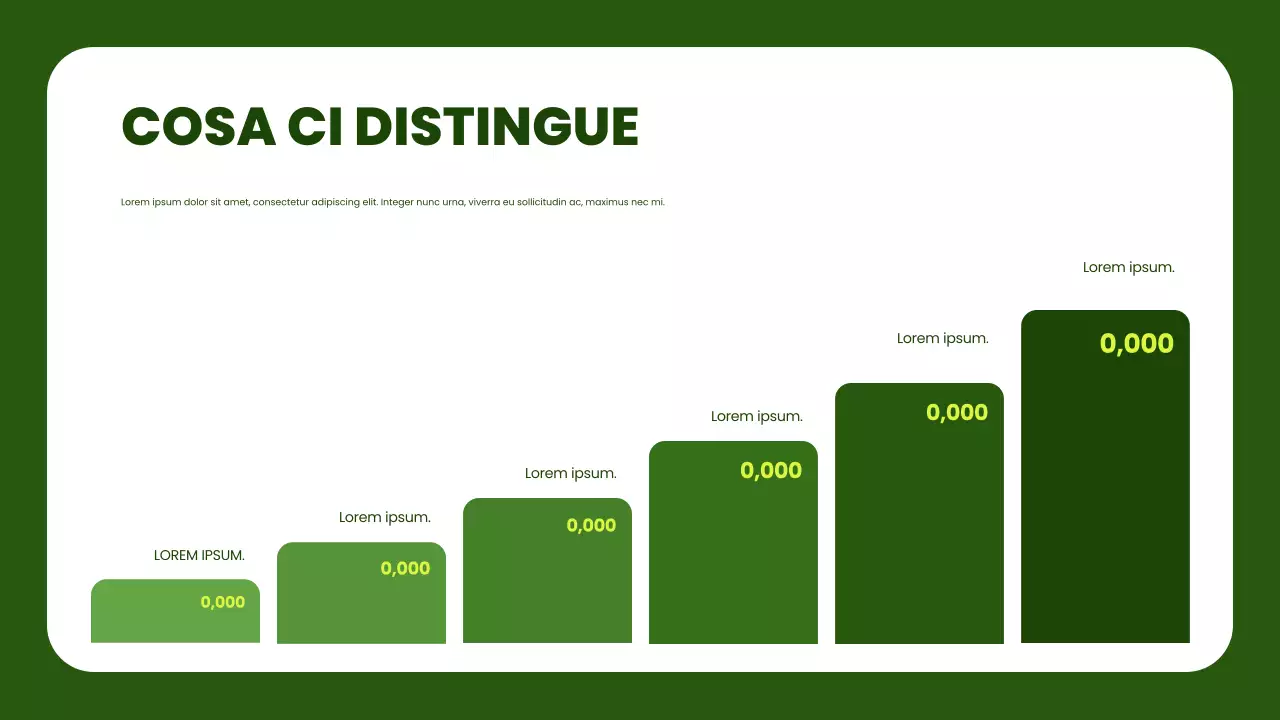 presentazione ambientale moderna e verde