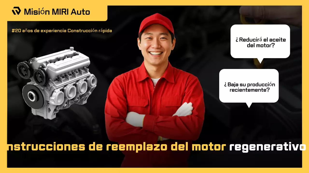 Anuncio de coche moderno amarillo