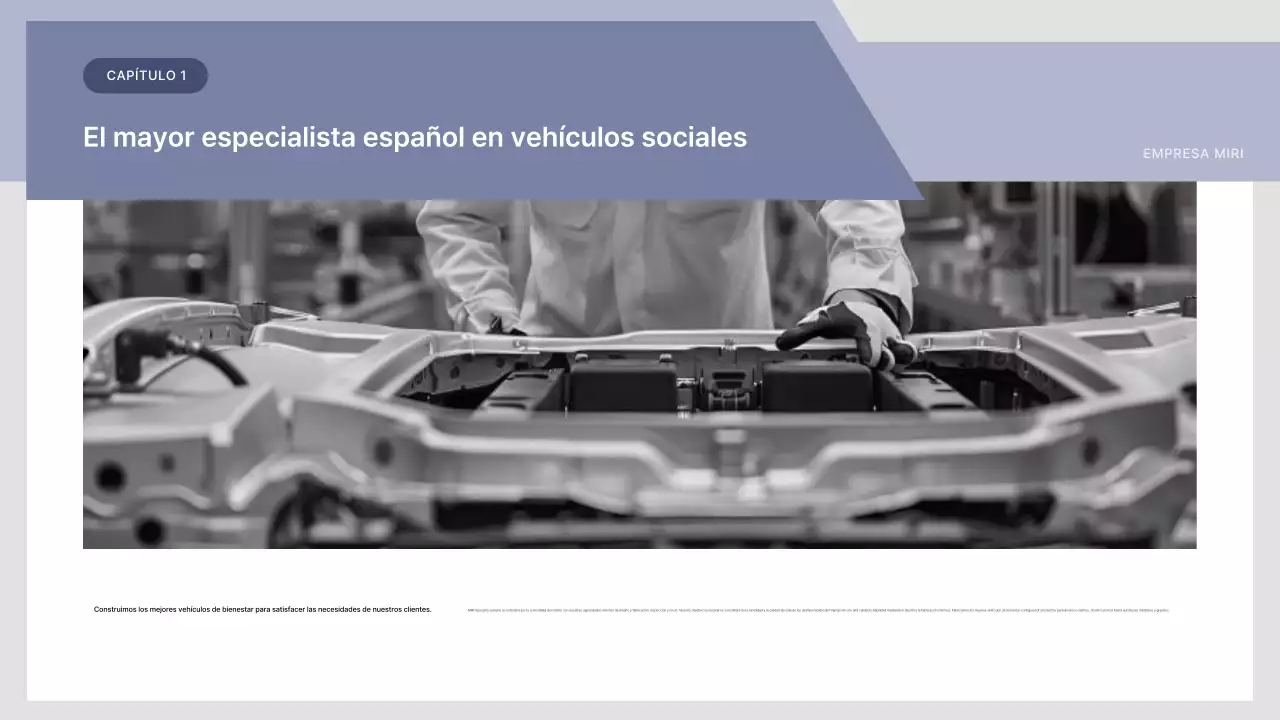 Descripción del coche moderno gris