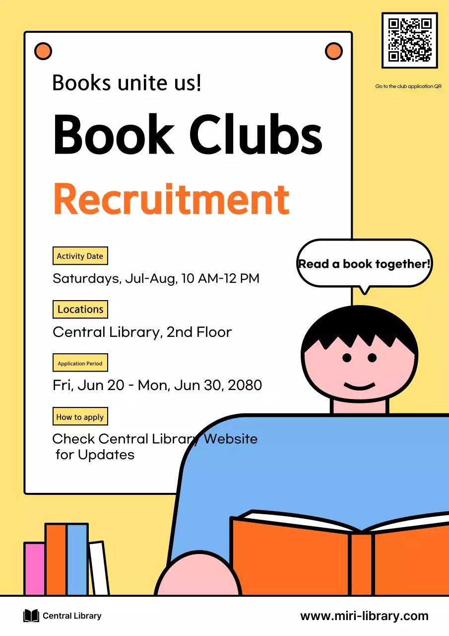 Recrutamento de Leitura Simples Laranja